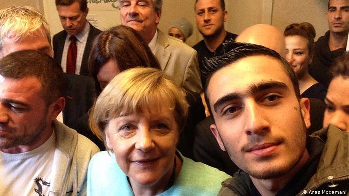 Anas Modamani famously snapped a selfie with the Chancellor in 2015 | Copyright: Anas Modamani