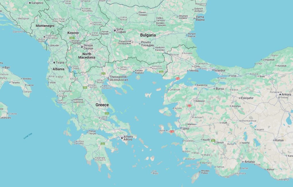 Thessaloniki is Greece's second-largest city | Source: Google Maps