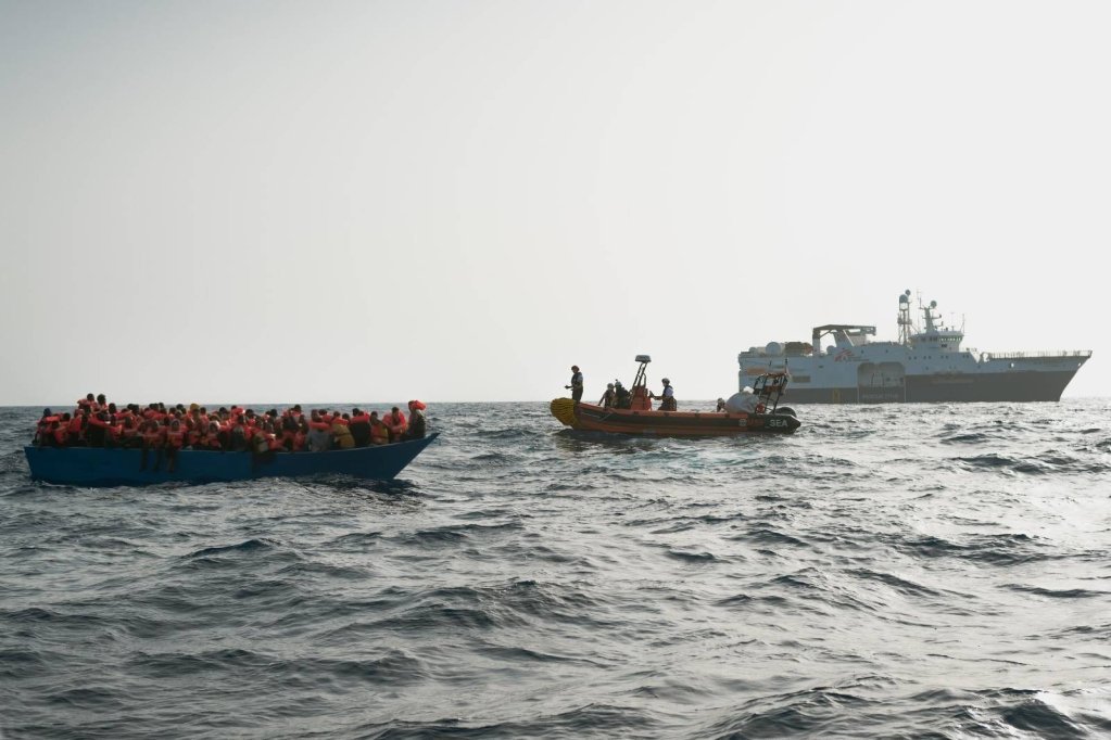 The Geo Barents rescue ship is run by the humanitarian medical charity MSF | Photo: MSF
