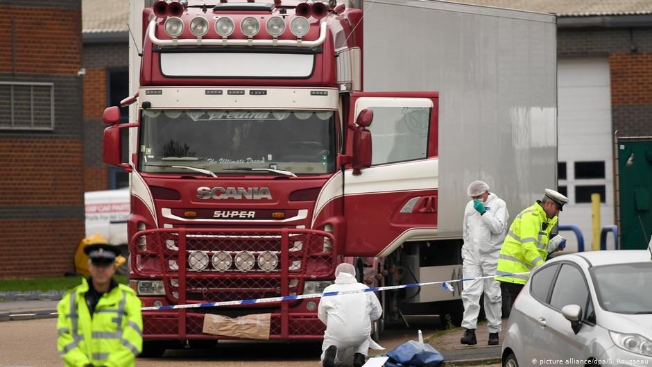 The deaths of 39 Vietnamese migrants inside this truck outside London in 2019 sent shockwaves around the world | Photo: picture-alliance/dpa/S. Rousseau