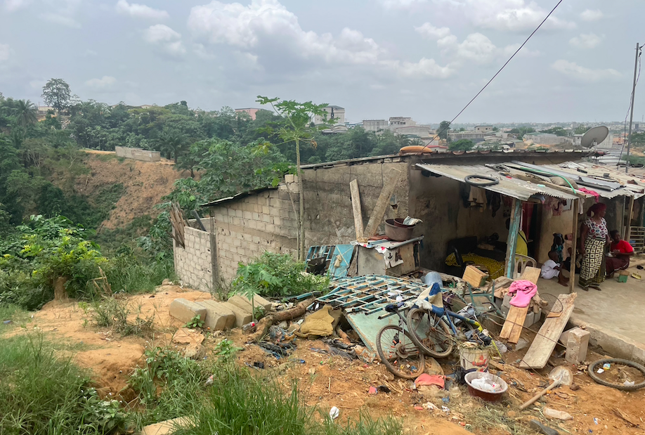 Mariam's house in Abobo, a neighborhood in Abidjan | Photo: InfoMigrants