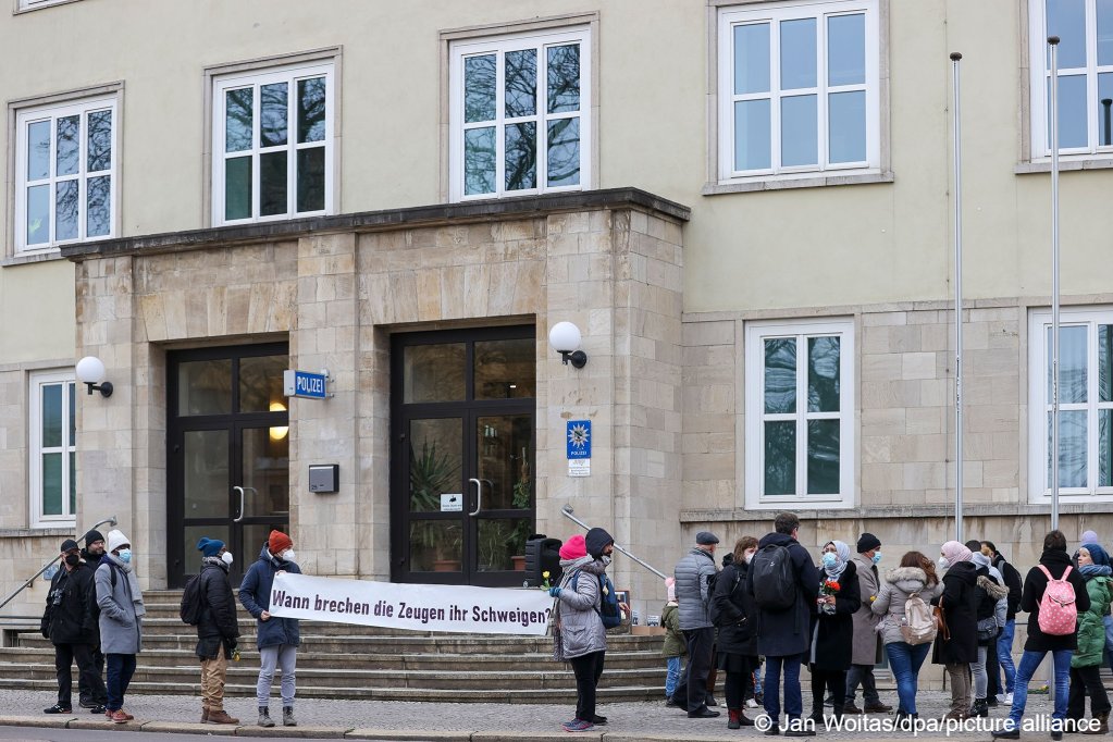 From file: The police station in Dessau, Germany where Oury Jalloh died on January 7, 2005 | Photo: Jan Woitas/dpa/picture-alliance