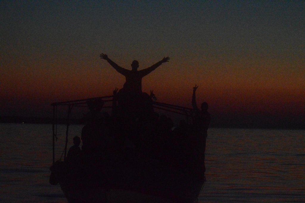 Some of the migrants rescued on September 11 by the crew of the Nadir | Source: @Resqship_int