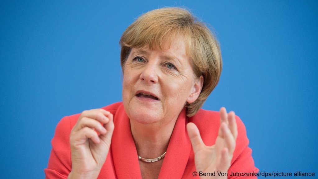 On August 31, 2015, Chancellor Angela Merkel spoke at a press conference in Berlin, saying for the first time: "We will cope" | Photo: Bernd von Jutczenka / dpa / picture-alliance