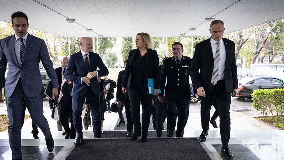  Greece is one of the main source of "secondary migration" to Germany, Faeser said | Photo: BMI/Czybik