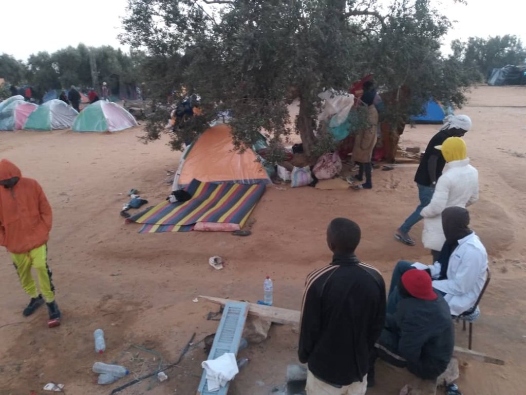 The migrant camp near Msetria is about 36 km from Sfax, Tunisia, January 2024 | Photo: Private