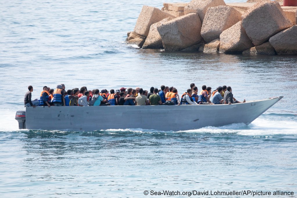 From file: At least six boats arrived under their own steam on Lampedusa earlier this week, reported ANSA | Photo: sea-watch.org/David.Lohmueller via AP