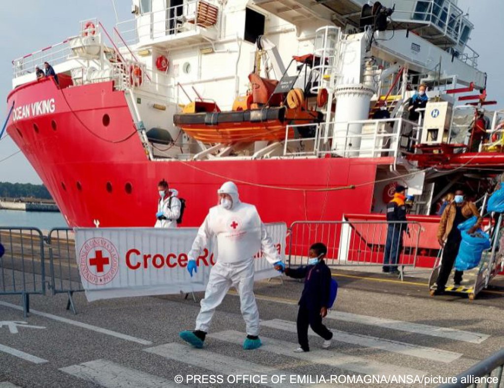 L'Ocean Viking de SOS Méditerranée a été immobilisé par Rome à deux reprises en deux mois, entre décembre 2023 et janvier 2024. Crédit : picture alliance