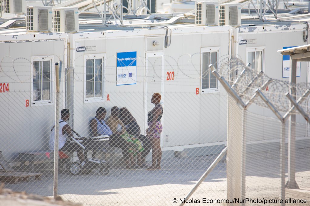 Des migrants dans le camp de Samos (archives). Crédit : Picture alliance