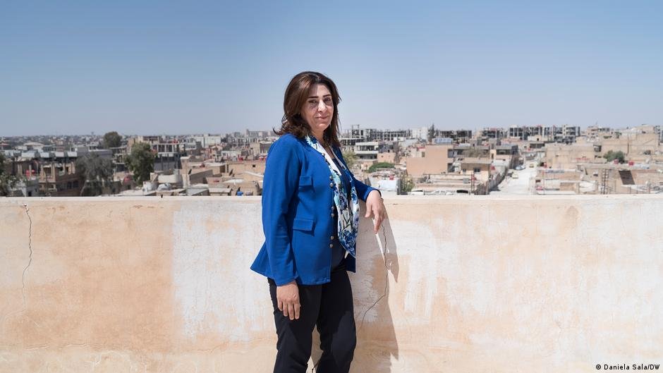 Majde Emin has been the deputy mayor of al-Hasakah since the beginning of the year | Photo: Daniela Sala/DW