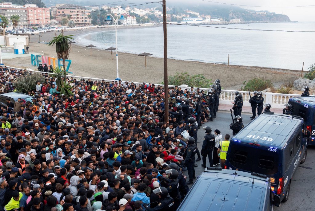 The EU Parliament has condemned acts of violence being recorded in Ceuta since the end of July and called for more reinforcement of police and security forces September 18, 2026 | Photo: Reuters  