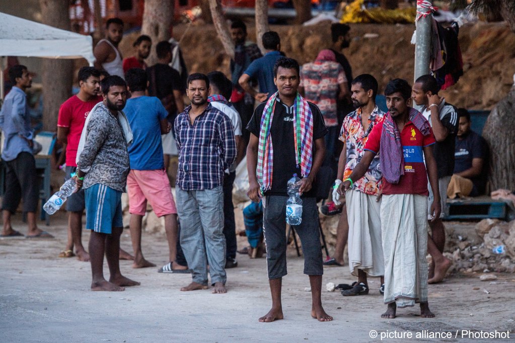 Some of the migrants on Lampedusa who were taken to Sicily and the Italian mainland earlier this week | Photo: Alessandro Serranó / picture alliance / Avalon / photoshot
