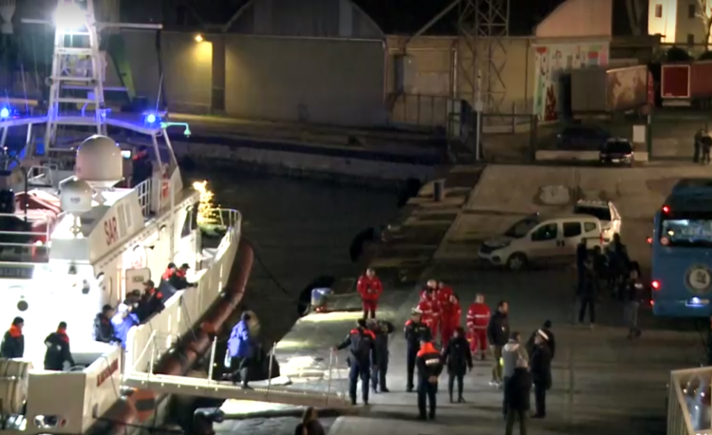 File photo: Around 43 migrants return to Italy after court blocks detentions in Albania, Saturday, February 1, 2025 | Photo: Screenshot Reuters video
