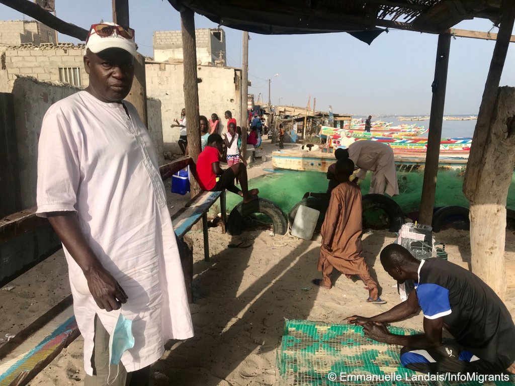 Moustapha Diouf emigrated to the Canary Islands but was repatriated. He now spends his time trying to create opportunities to keep young people in Senegal | Photo: Emmanuelle Landais / InfoMigrants