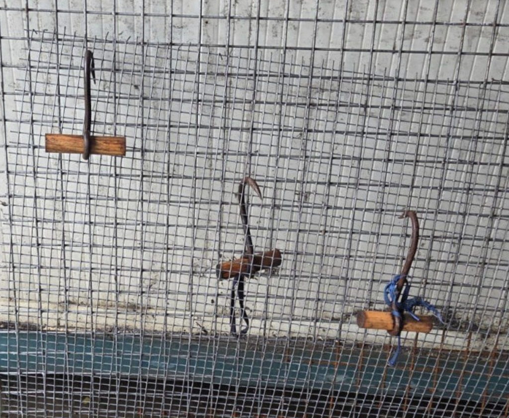 File photo: Hooks used by migrants to scale the fence separating Morocco from Ceuta | Photo: Private