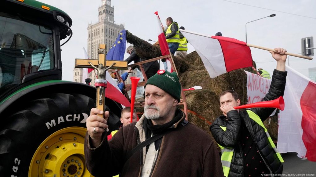 Many Polish farmers took part in demonstrations last year to protest the influx of cheap agricultural products from Ukraine (pictured here: a protest in Warsaw in February 2024) | Photo: Czarek Sokolowski/dpa/AP/picture alliance