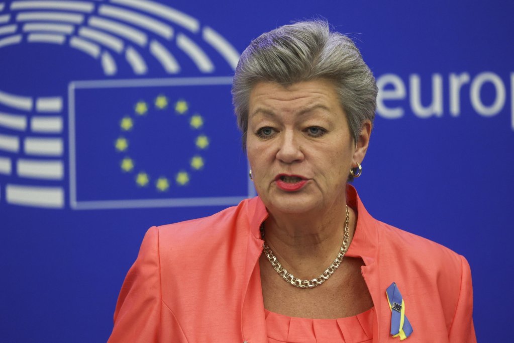 From file: European Commissioner for Home Affairs, Ylva Johansson, is planning a new returns policy for Europe ahead of a summit in February | Photo: EPA/Julien Warnand