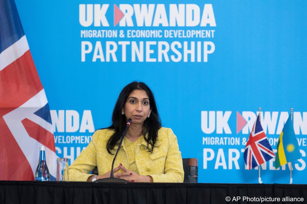 From file: Britain's Home Secretary Suella Braverman is determined that the UK's plan to send asylum seekers to Rwanda to have their claims assessed should go ahead, despite legal challenges to the contrary | Photo: AP Photo / picture alliance