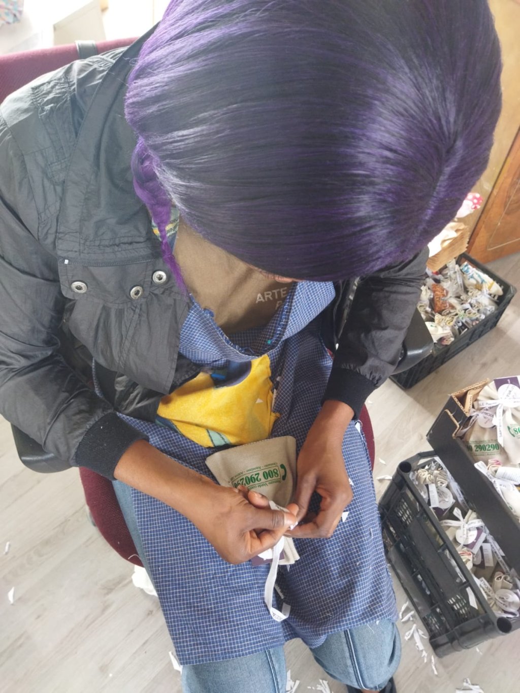 Blessing says she has learned so much from her time at Proxima, now as she prepares to leave, she is hoping her future will be even brighter | Photo: Letizia Blandino / Proxima