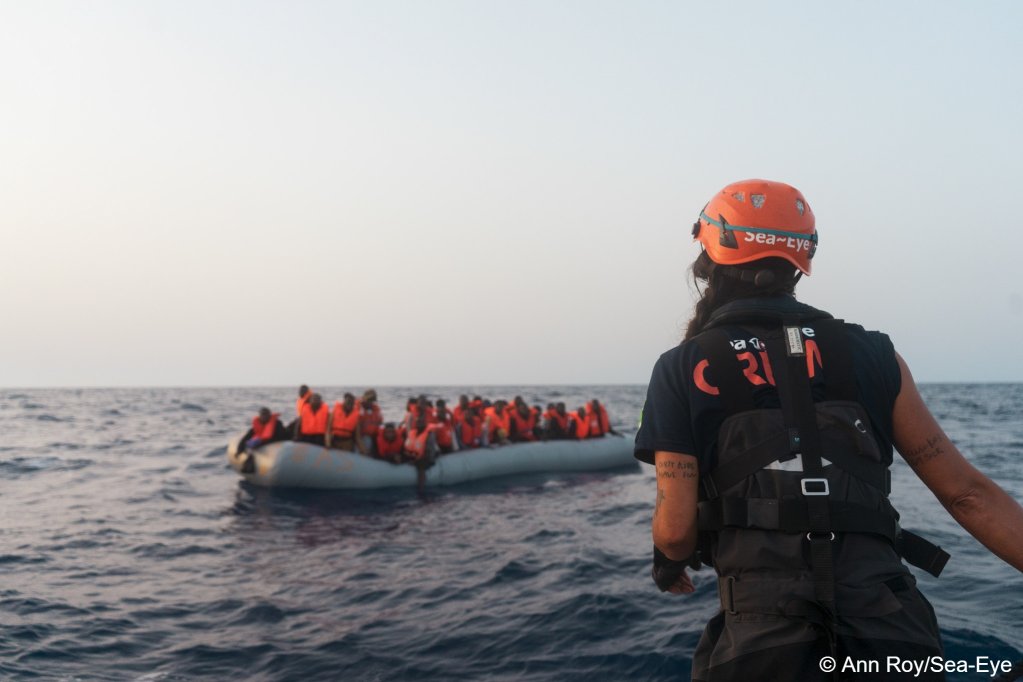 The crew of the Sea-Eye 4 along with the crew of the Nadir carried out five rescues in 24 hours | Photo: Leonard Müller / Sea-Eye Org