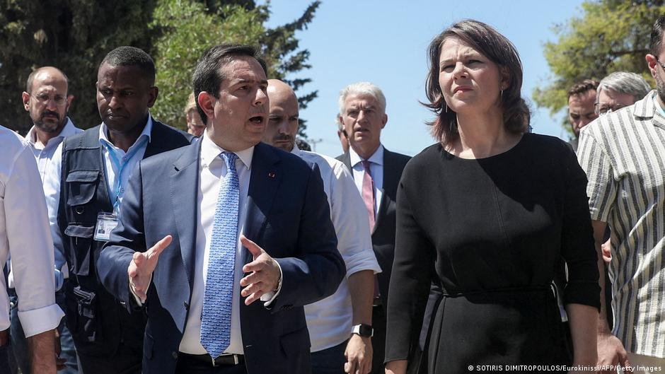 Baerbock is set to visit the Greek prime minister and Turkey's foreign minister on Friday | Photo: Sotiris Dimitropoulos/Eurokinissi/AFP/Getty Images