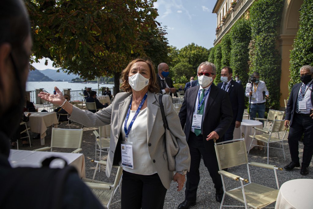 Interior Minister Luciana Lamorgese at the Ambrosetti Forum in Cernobbio, 6 September 2020 | Photo: ANSA/Marco Ottico 