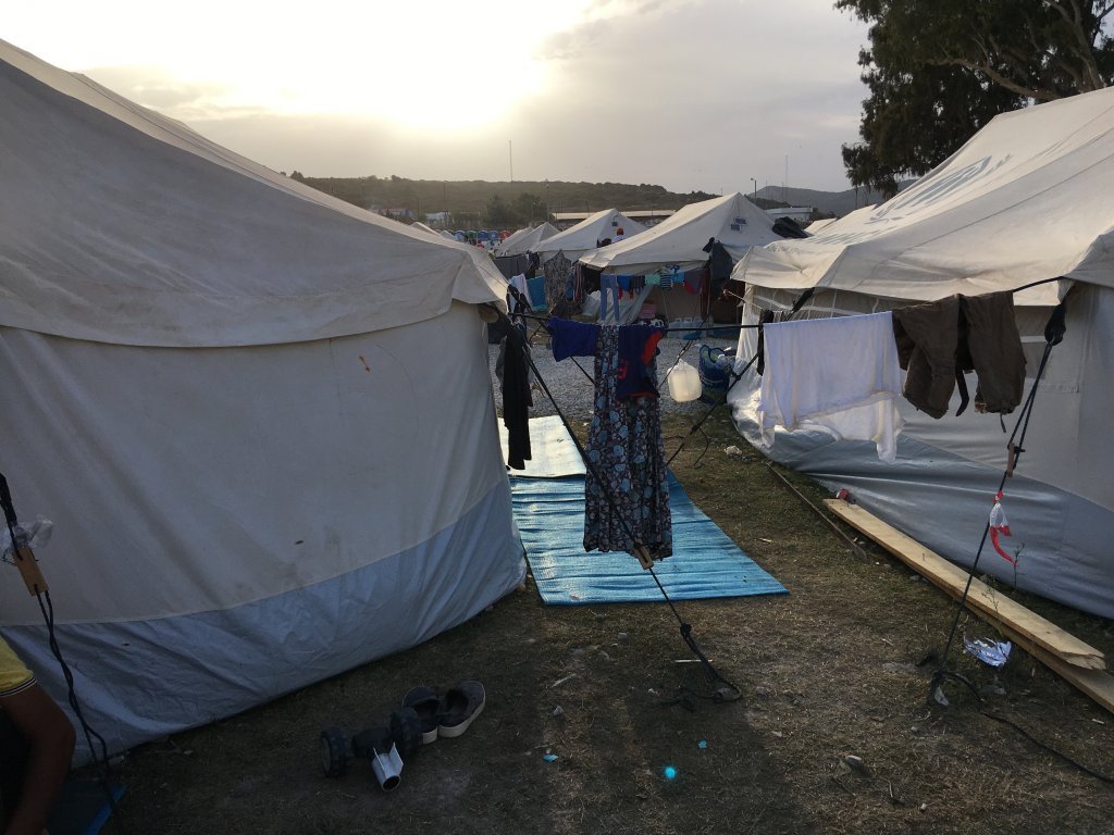Le camp de Lesbos, le 7 octobre 2020 | Photo : Marion MacGregor / InfoMigrants