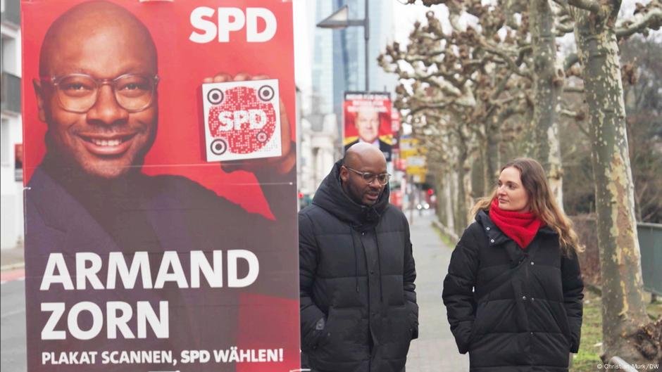Cameroon-born politician Armand Zorn hopes to enter parliament again with the SPD party | Photo: Christian Murk/DW