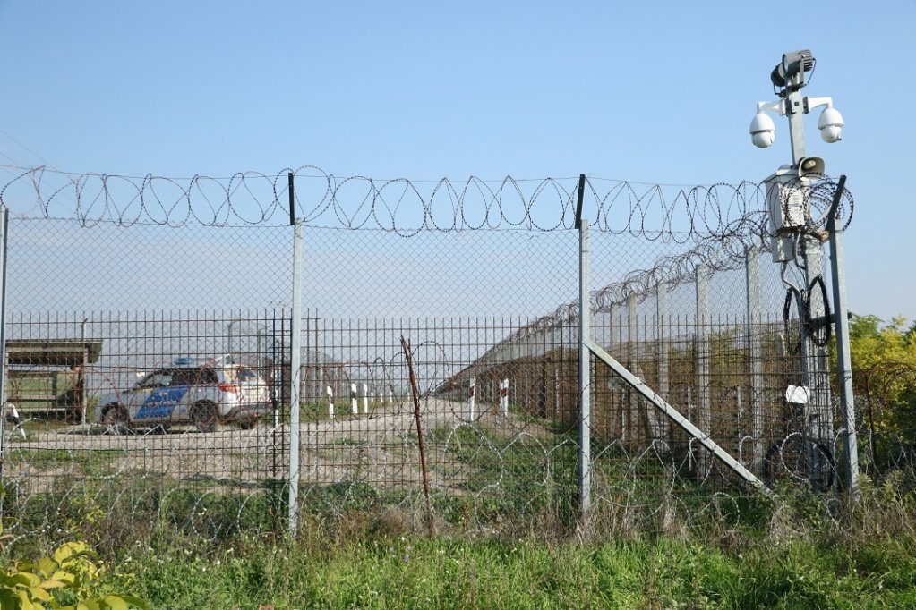 Part of the Hungarian border, north of Serbia. Photo: InfoMigrants