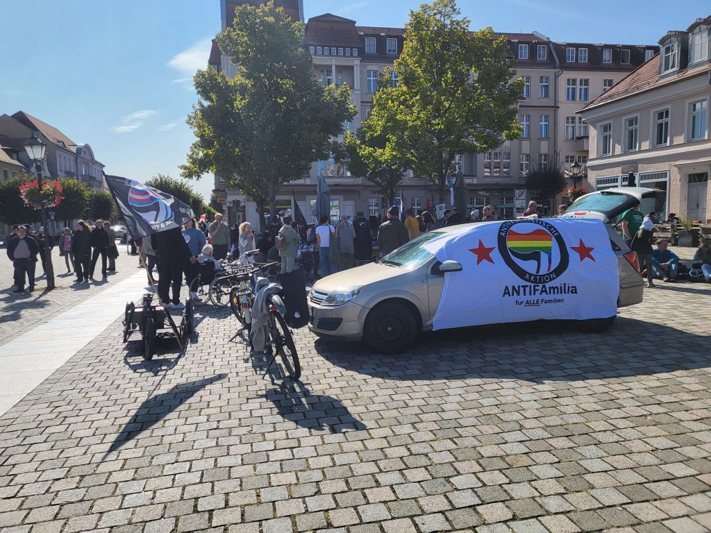 Anti-AfD protest in Neuruppin, Brandenburg on September 15, 2024 | Photo: Benjamin Bathke/InfoMigrants