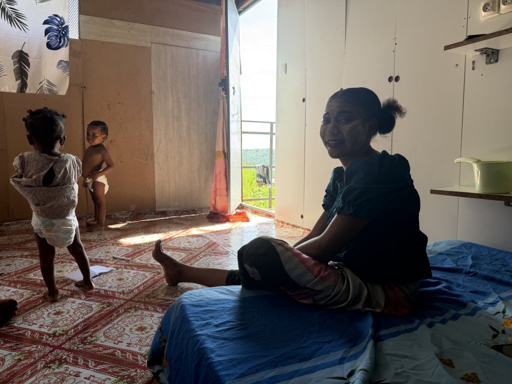 Rahamati in her home in Kawéni, on the island of Mayotte, on April 6, 2026 | Photo: InfoMigrants