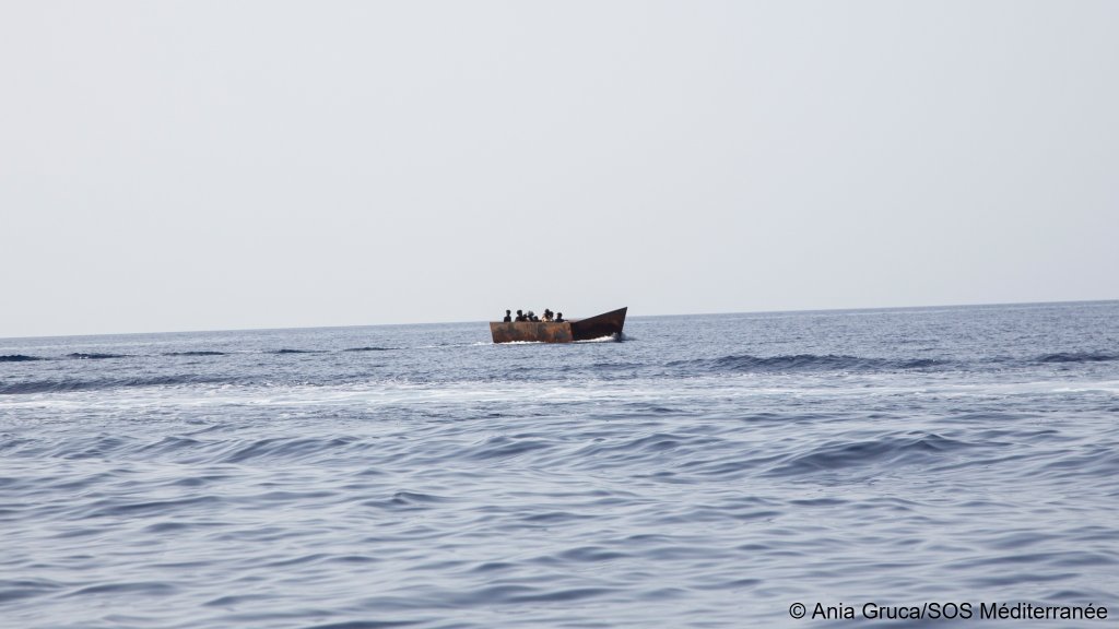 The crew of the Ocean Viking spotted a boat in difficulty, at around 16.00 on Saturday, while they were on their way to another Mayday call | Photo: Ania Gruca / SOS Mediterranée