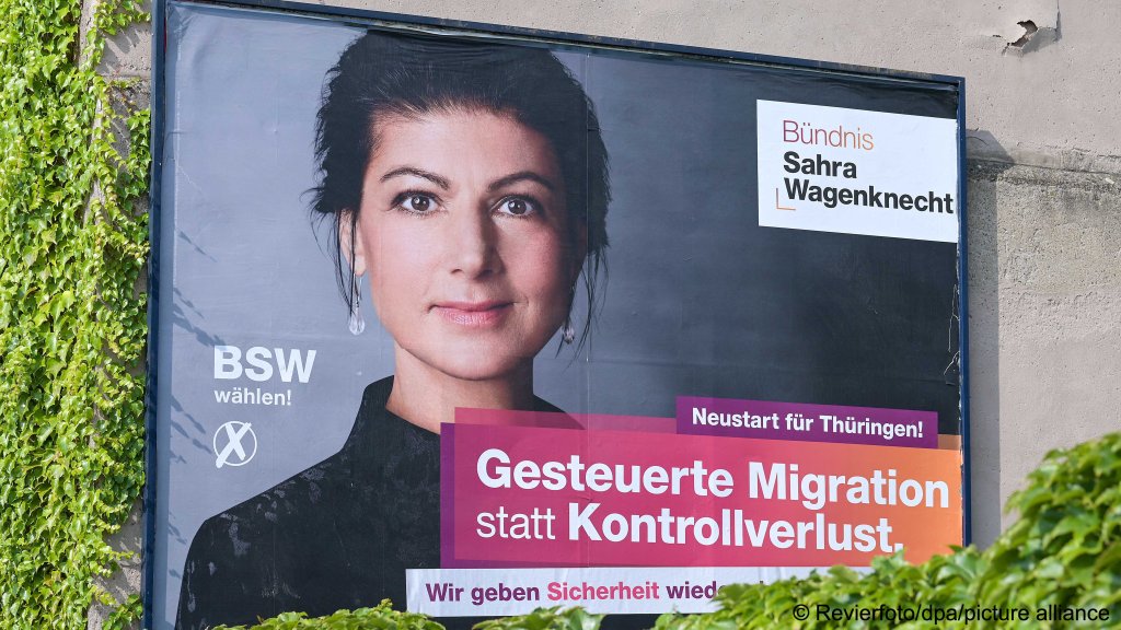 'Controlled migration, instead of a lack of control' is what the BSW advocates when it comes to migration, promising Germany 'security' if they were to be voted in | Photo: Revierfoto / dpa / picture alliance