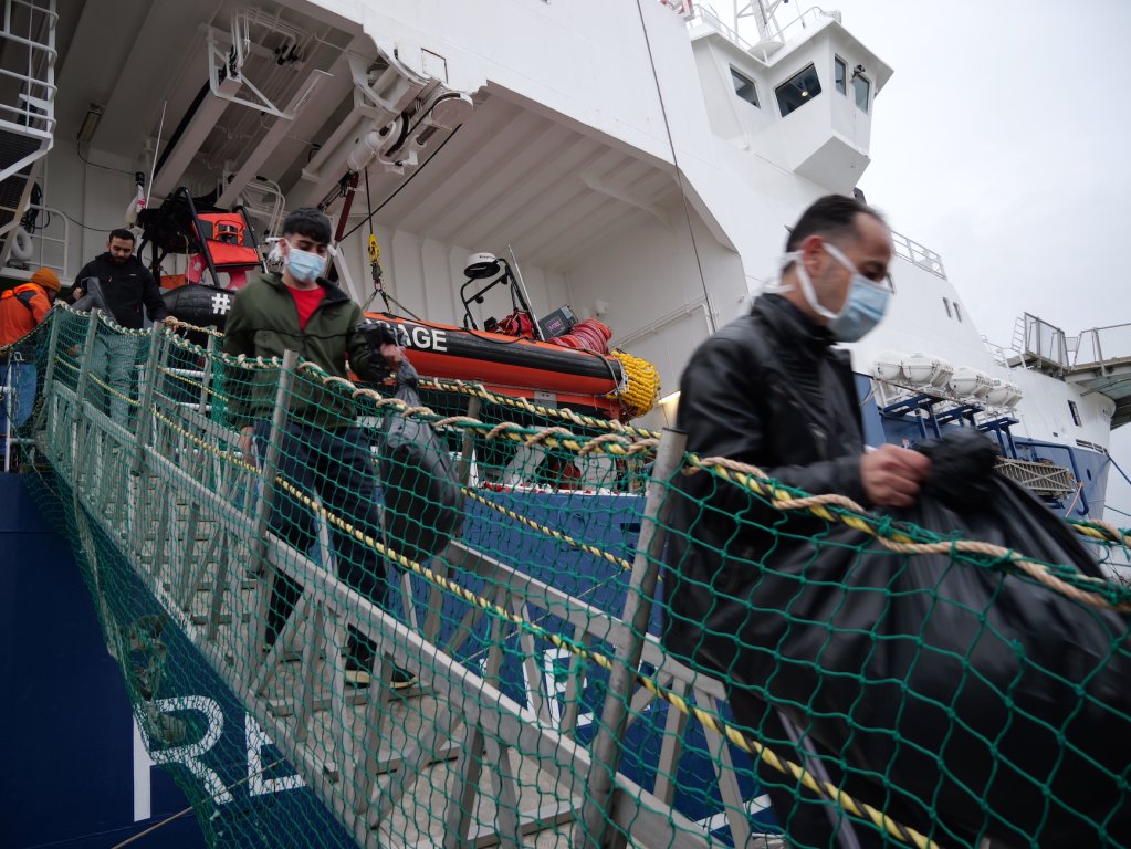 Murad and 133 others on board the Geo Barents disembarked in Ravenna, Italy on February 10, 2024 | Photo: Sou-Jie van Brunnersum