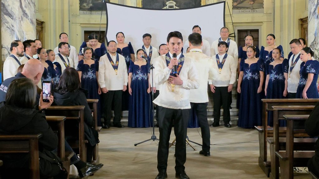 Mickey Javelona, who works as a nurse in London, is a tenor soloist for the Sinag Himig Chorale London | Photo courtesy of Sinag Himig Chorale
