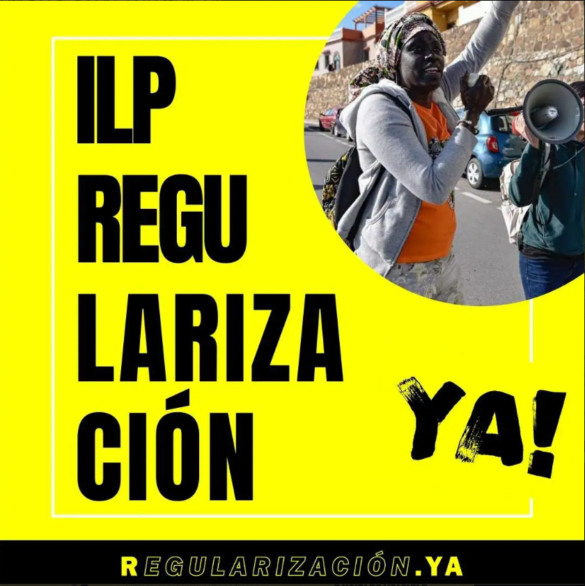 A screenshot of one of the campaign slides from Regularización Ya campaign that worked to put a bill regularizing undocumented migrants before parliament | Source: www.regularizacionya.com