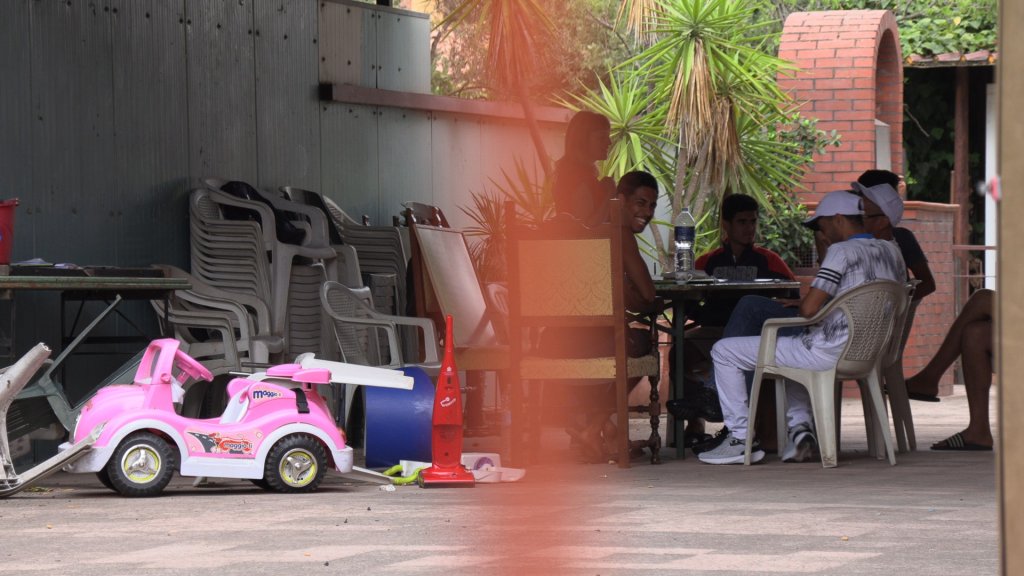 The first refugee center for fathers and their children in Pedara, Sicily | Photo: Alessandro Puglia