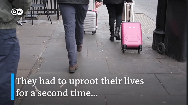 Being asked to uproot their lives for a second, third or fourth time is difficult for many refugees and asylum seekers | Photo: Screenshot from DW report / DW / Kate Martyr