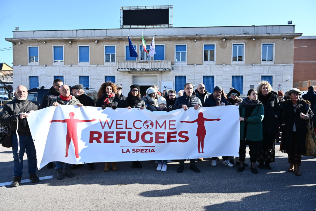 From file: Italians - like these activists in La Spezia - were among the nations with the most liberal views towards migrants | Photo: Luca Zennaro / EPA