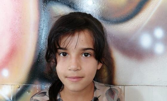 الطفلة غنى: سورية لاجئة بمخيم الزعتري رفقة أسرتها
Copyright: UN Photo/ Adil Tughan