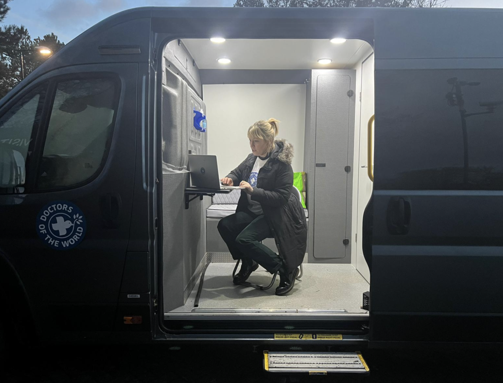 Doctors of the World at a mobile clinic in a refugee camp in the UK | Photo courtesy of Doctors of the World