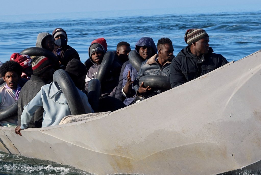 Les bateaux en métal utilisés par les passeurs en Tunisie sont totalement inadaptés aux traversées de la Méditerranée. Crédit : Reuters