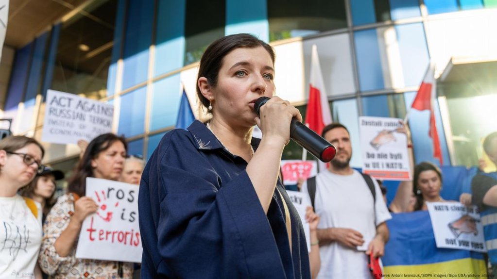 Activist Natalia Panchenko is one of the best-known Ukrainians in Poland | Photo: Marek Antoni Iwanczuk/SOPA Images/Sipa USA/picture alliance