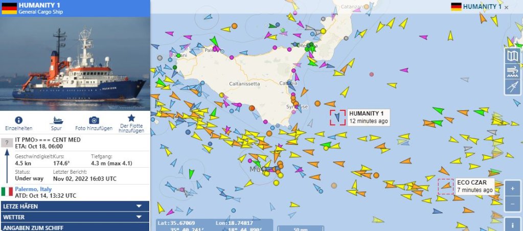 سواحل إيطاليا: أوضاع المهاجرين في سفن الإنقاذ سيئة والمنظمات تستغيث! -  مهاجر نيوز