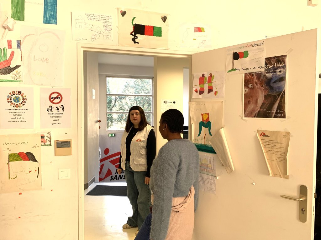 The MSF reception center offers individualized medical and socio-legal support | Photo: Méryl Sotty / MSF