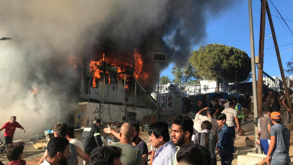The fire at the Moria camp on Lesbos changed migrants lives forever, with many reporting improved conditions -- at least for the time being | Photo: Reuters/Ihab Abassi