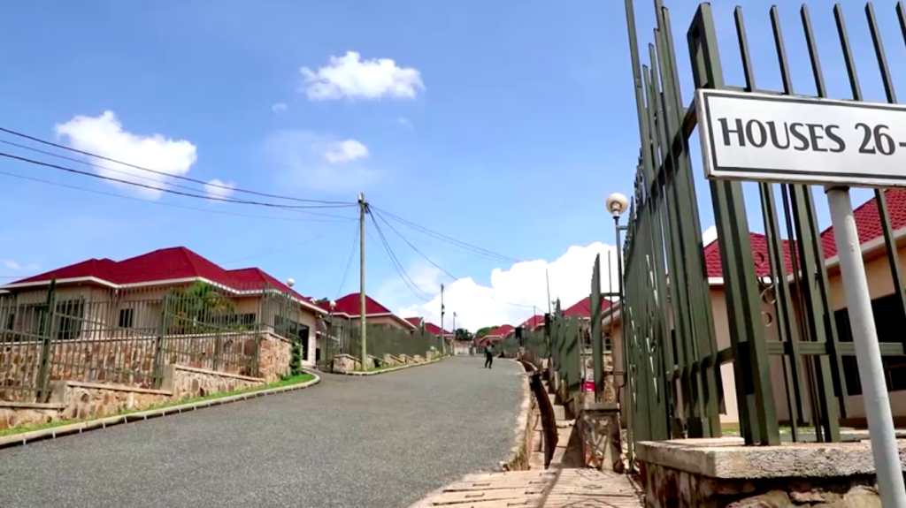 Entire rows of house for asylum seekers from the UK are waiting to be occupied in Rwanda | Screengrab Reuters video