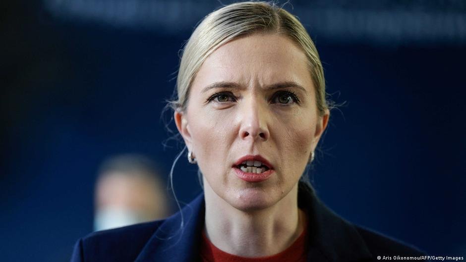 Lithuania's Interior Minister Agne Bilotaite: 'There are no alternatives' | Photo: Aris Oikonomou/AFP/Getty Images