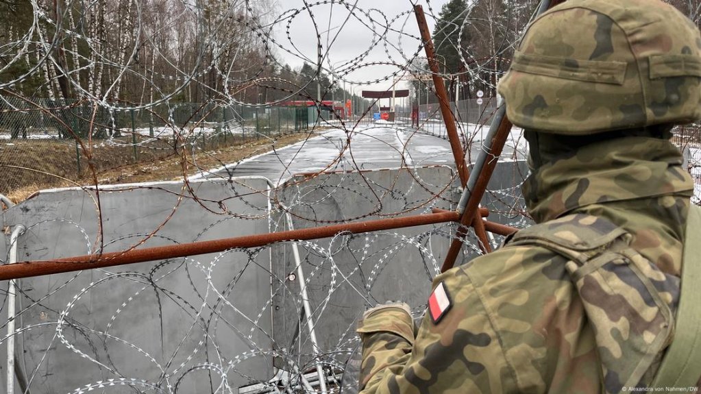 The Polish army has also been deployed to the border with Belarus | Photo: Alexandra von Nahmen/DW