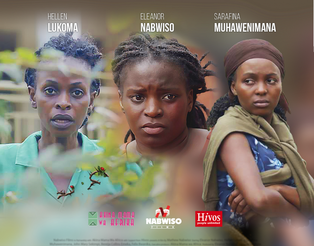 لافتة إعلانية لفيلم الورود الشائكة | المصدر: منظمة تنمية المرأة أكينا ماما وأفريكا